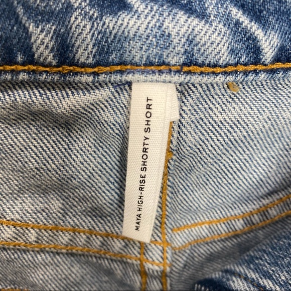 Rag & Bone Maya Calypso High Rise Shorty Jean Short Size 31 NEW - Picture 12 of 16